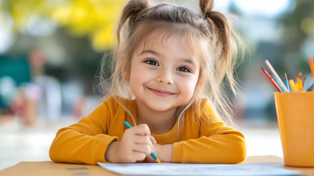 Girl painting